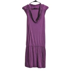 🌟 Liu Jo Purple Tunic Drop Waist Dress Size Small